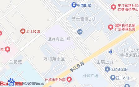 蓝剑广场区位地图
